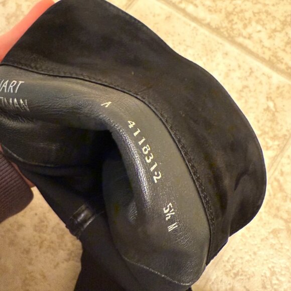 Stuart Weitzman Reserve Black Suede Over-the-Knee Boots - Size 36 - Picture 7 of 13